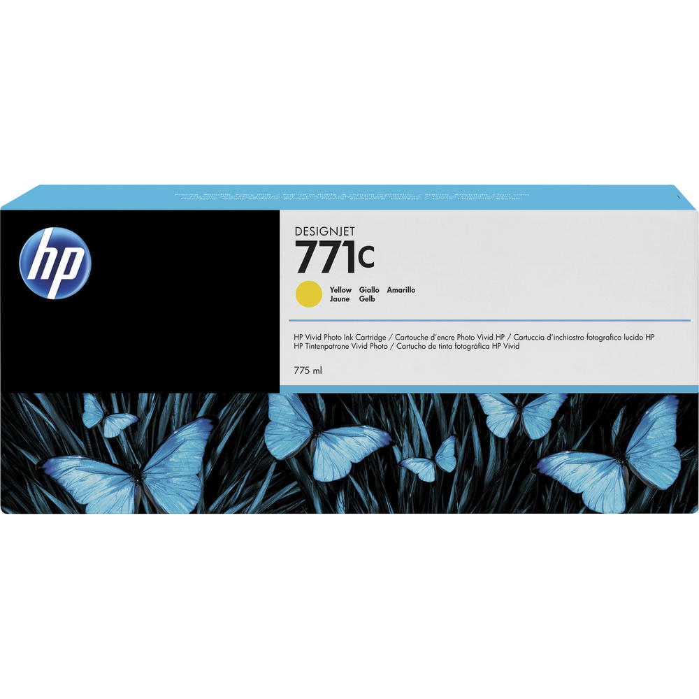 HP Tintenpatrone B6Y10A 771C 775ml gelb
