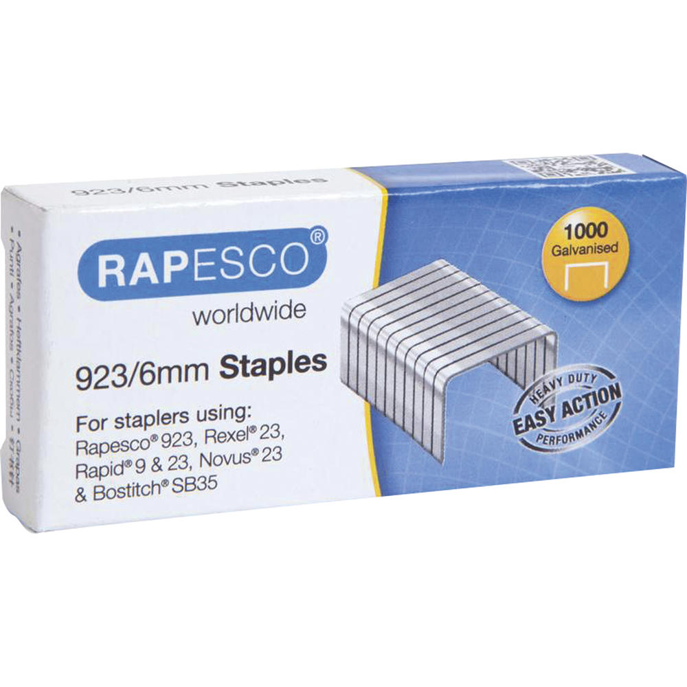 RAPESCO Heftklammern 1235 923/6 verzinkt