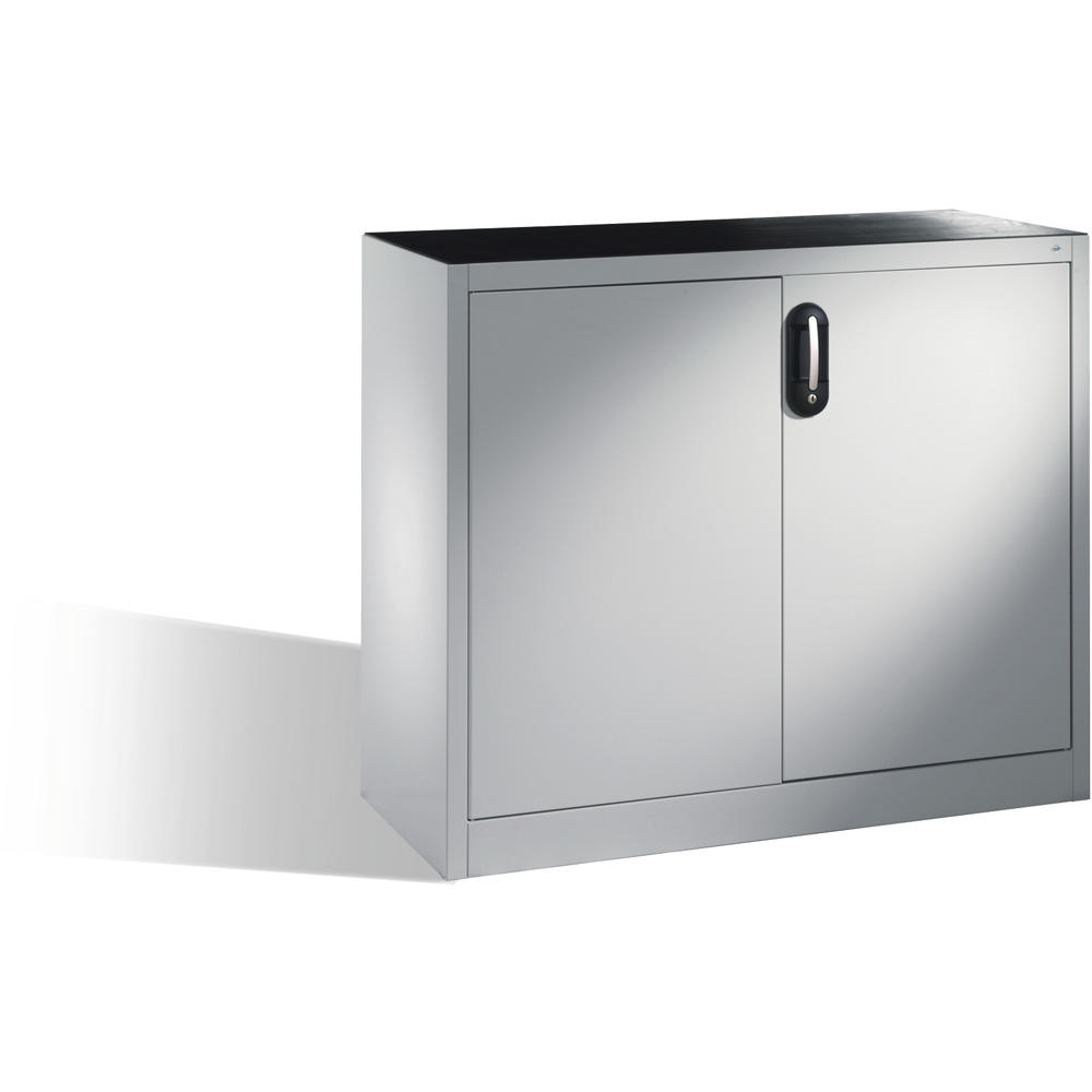 Flügeltüren-Beistellschränke SYSTEM ERGO-LOCK | Lichtgrau RAL 7035 | 1200 | 400 | 110