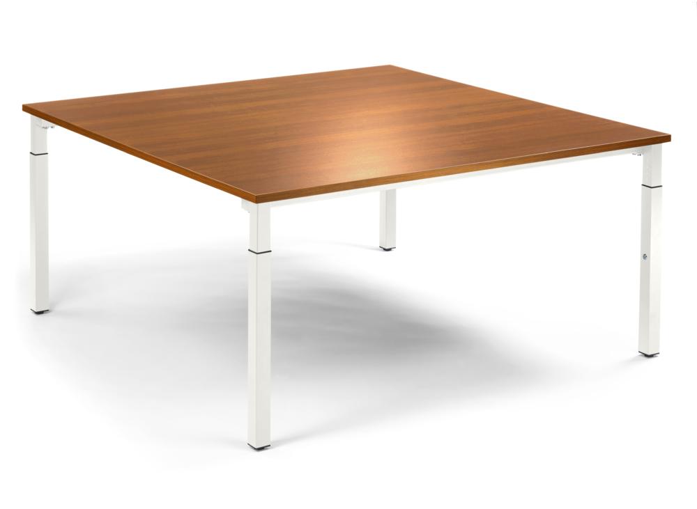Konferenztisch System MODUL | Calvados | 1600 | 1600 | Weiß RAL 9016