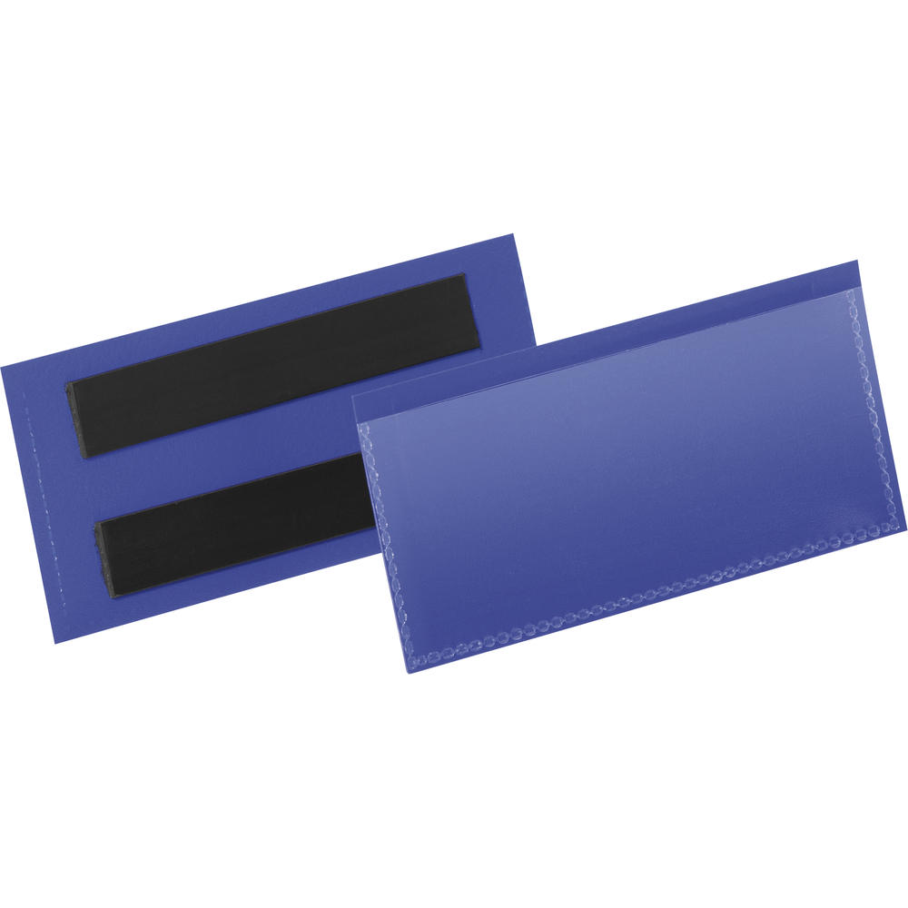 DURABLE Etikettentasche 174107 100x38mm magn. d.bl