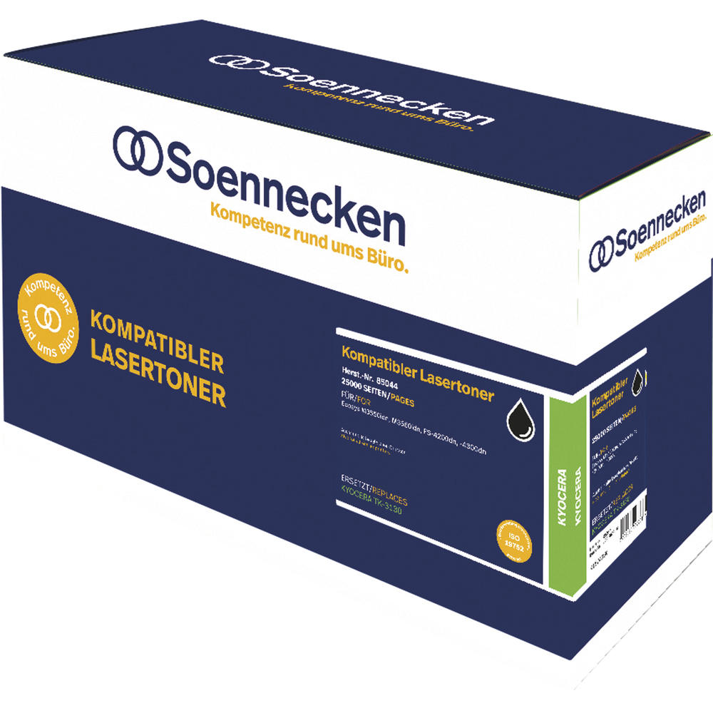 Soennecken Toner 85044 wie Kyocera TK3130 schwarz