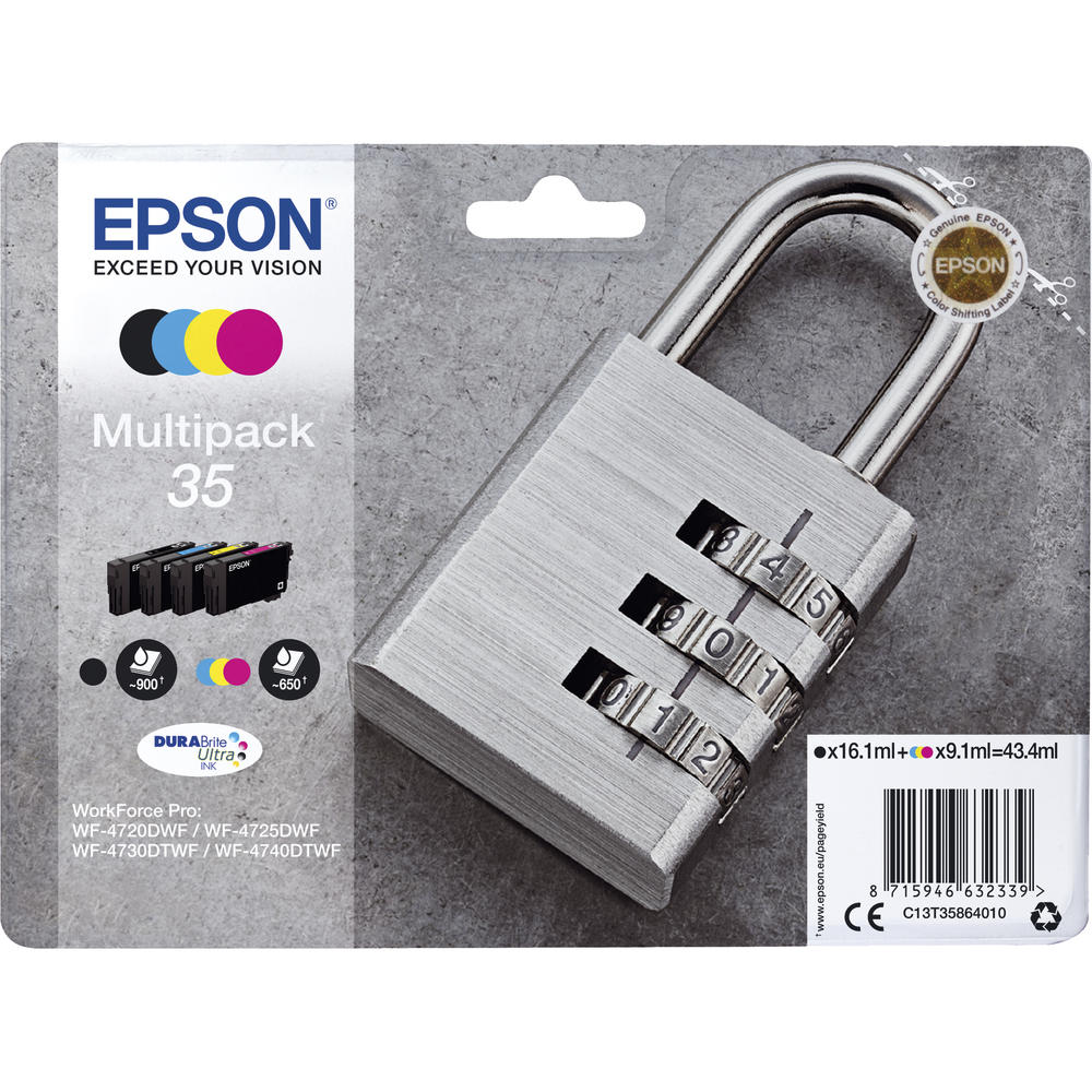 Epson Tintenpatrone C13T35864010 35 sw/c/m/y 4