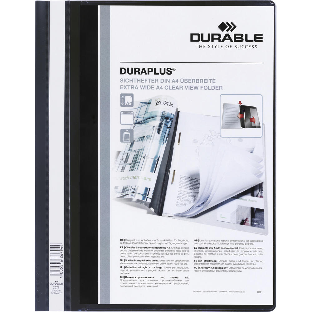 DURABLE Angebotshefter DURAPLUS 257901 DIN A4 PP
