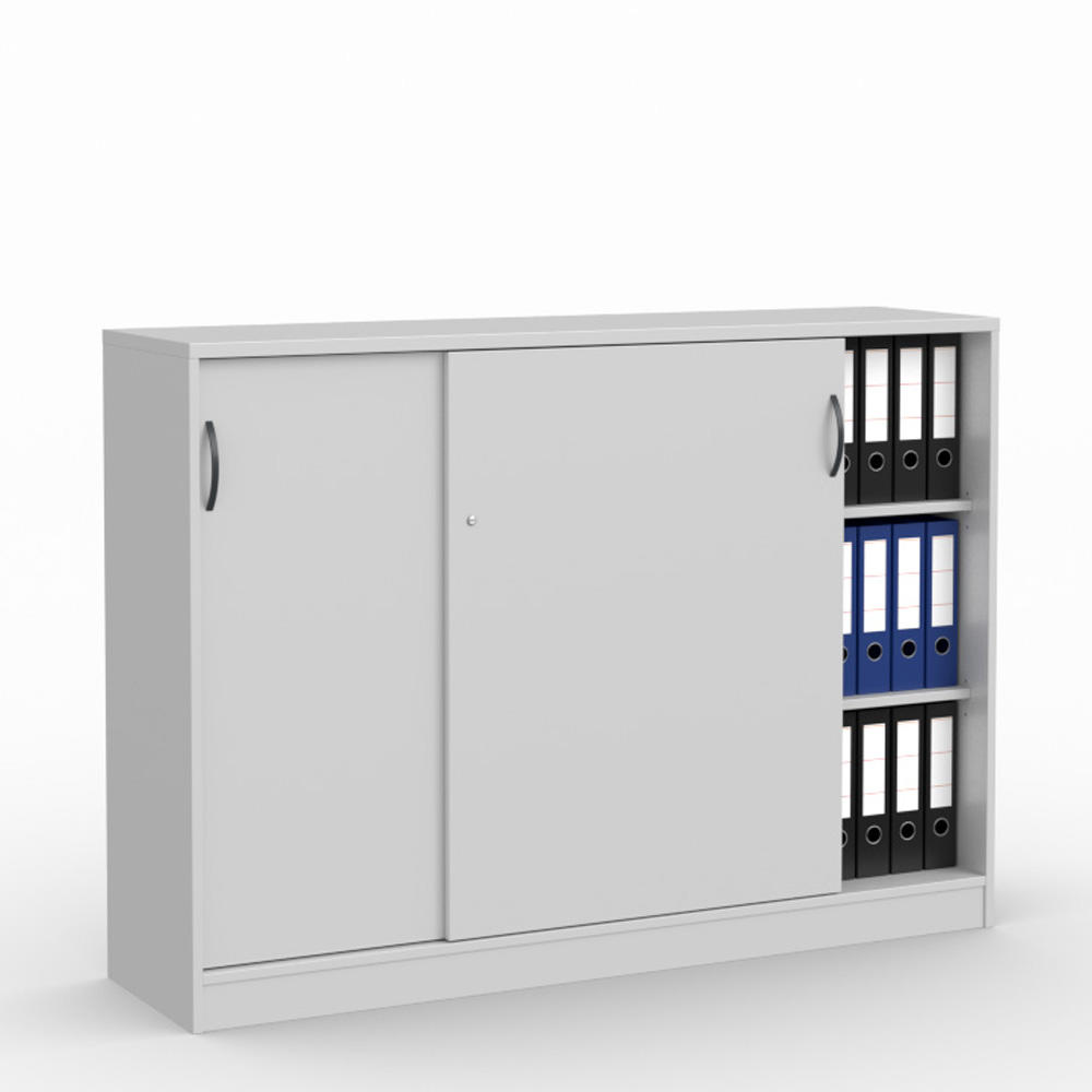 Schiebetürenschrank MULTI MODUL | Lichtgrau | 1600