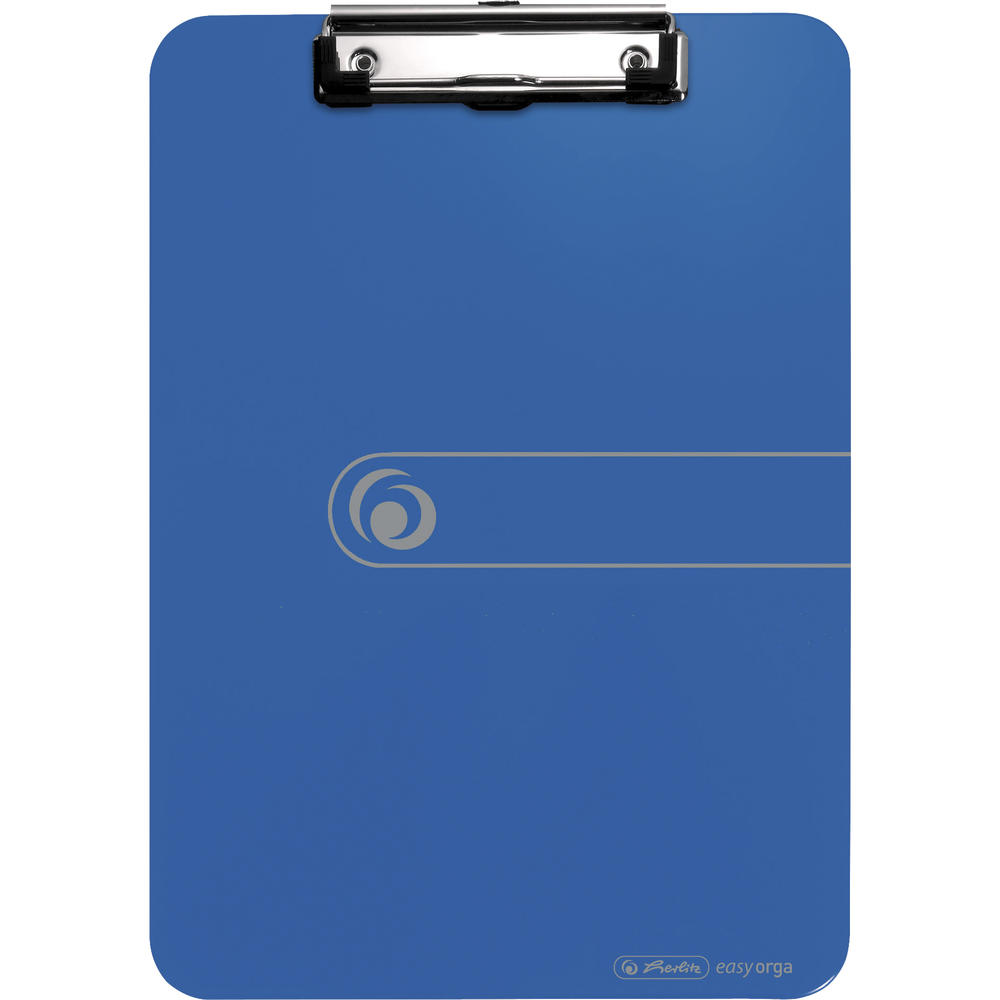 Herlitz Klemmbrett 11226396 DIN A4 PS opak blau