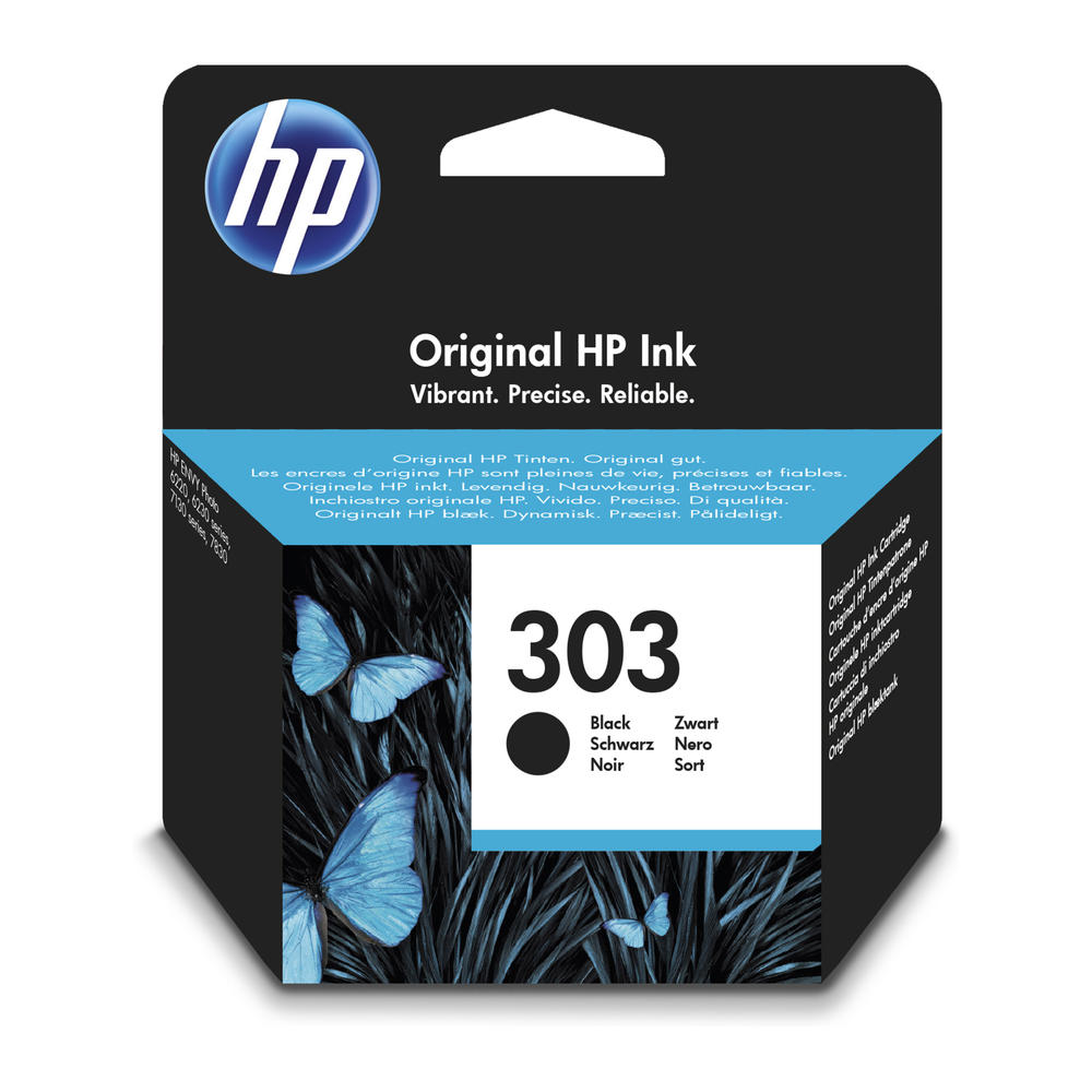 HP Tintenpatrone T6202AE Nr.303 200Seiten schwarz