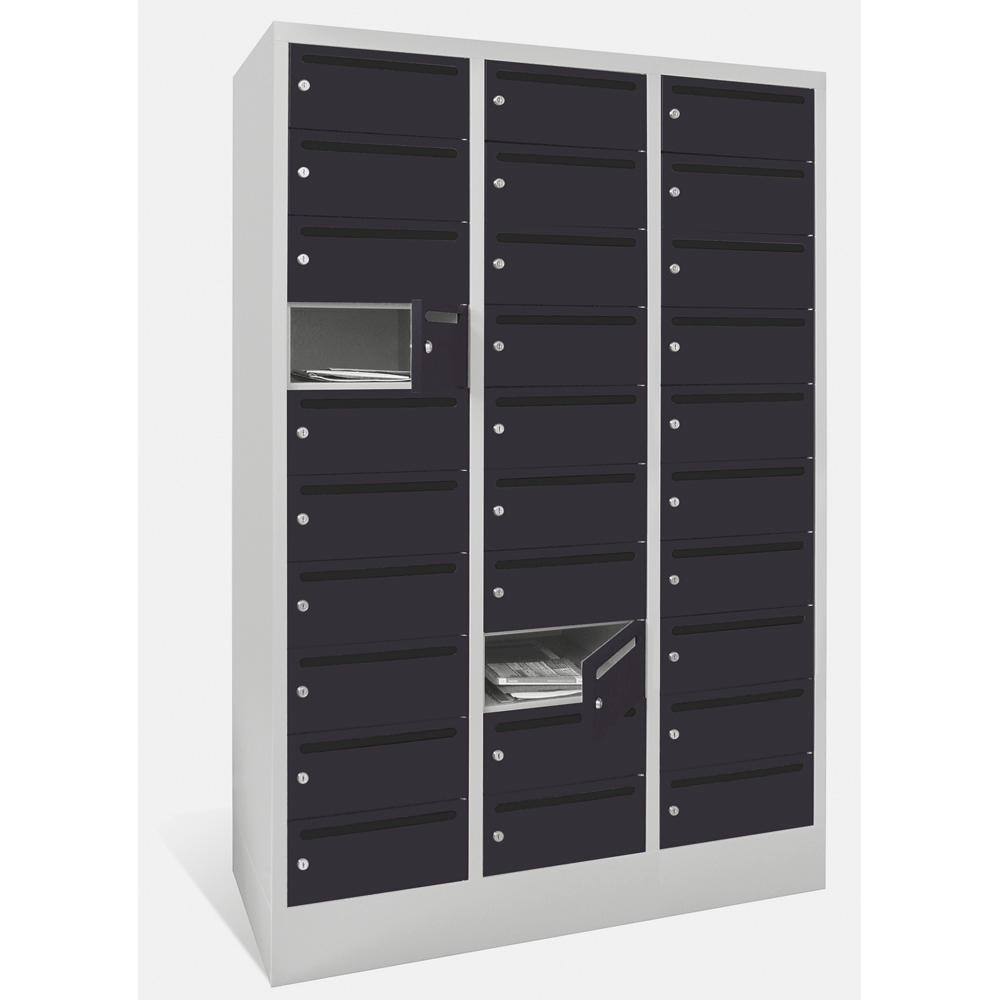 Postverteilerschrank | Anthrazitgrau RAL 7016 | 300 | 30
