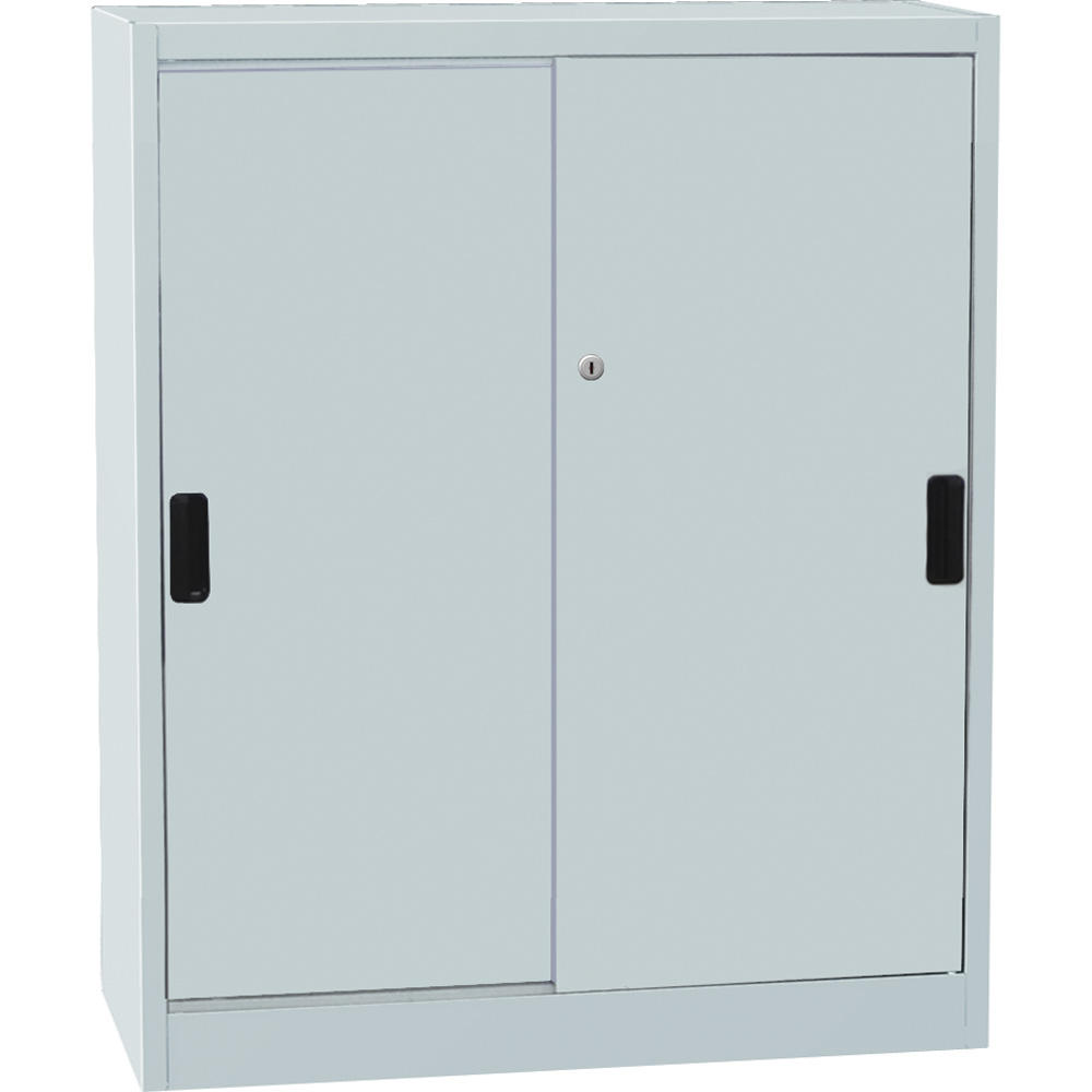 Werkstatt-Schiebetürenschrank DELTA | Lichtgrau RAL 7035 | 950