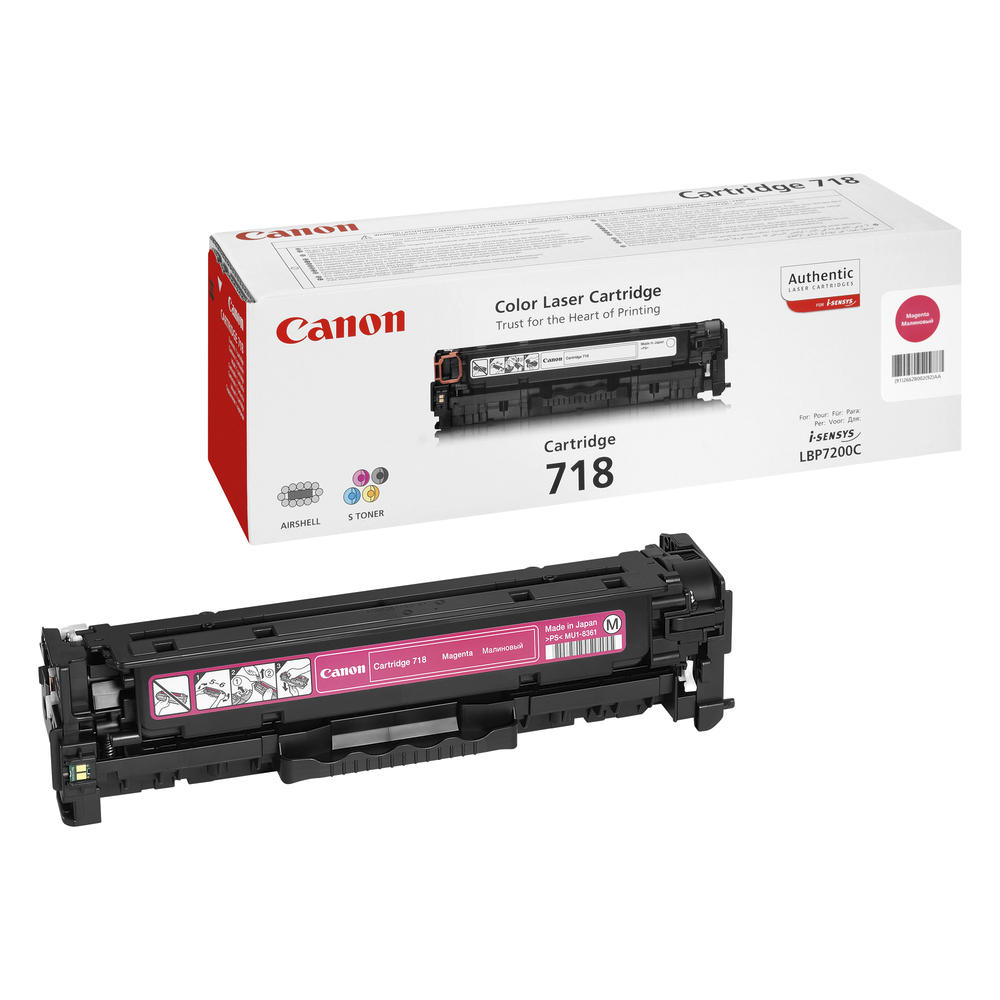 Canon Toner 2660B002 718 2.900 Seiten magenta