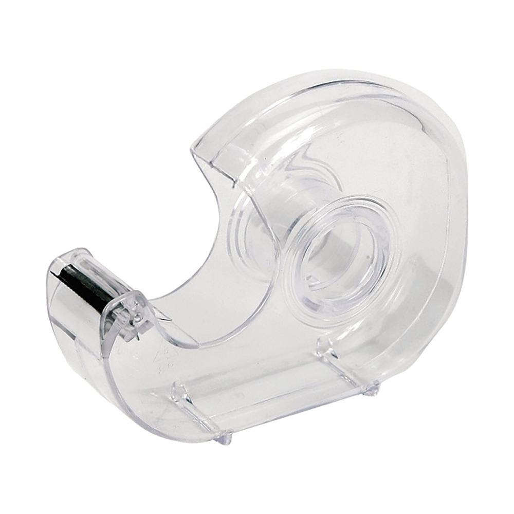 Handabroller 19mmx33m transparent Kunststoff