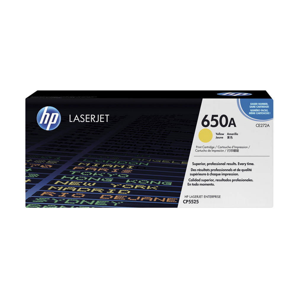 HP Toner CE272A 650A 15.000Seiten gelb