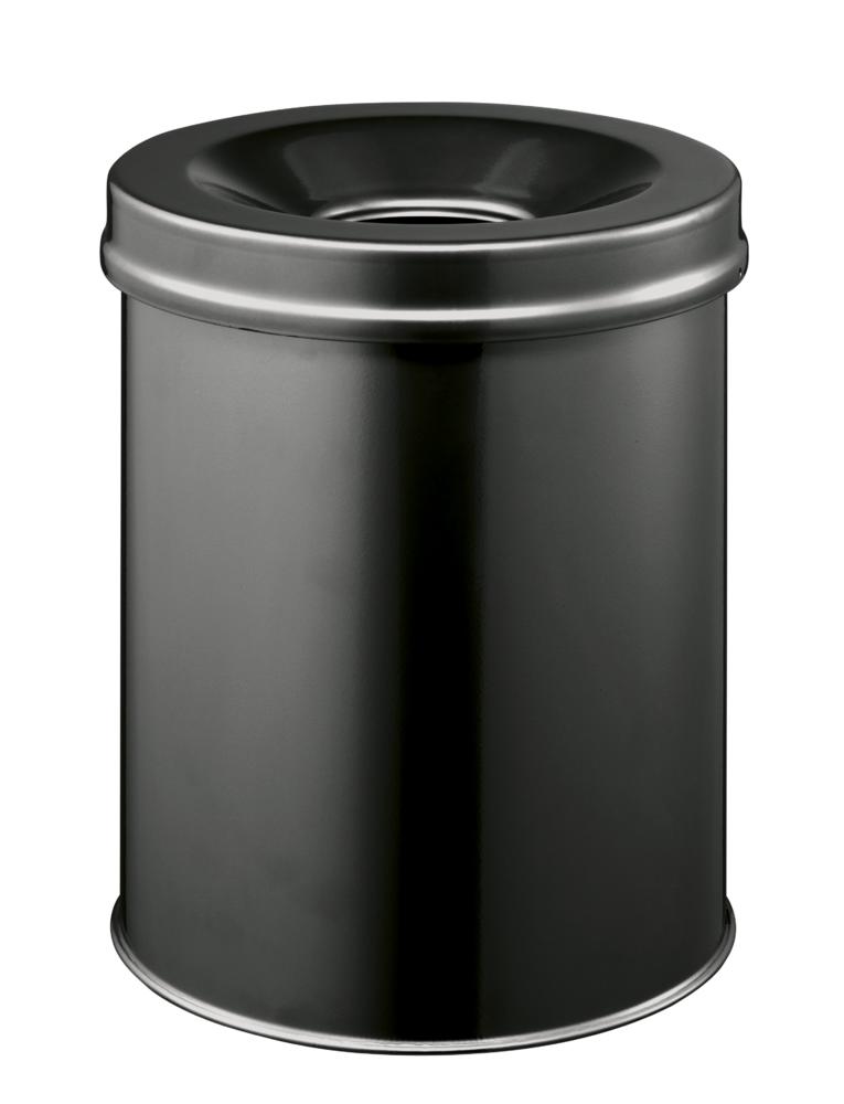Papierkorb SAFE 15L rund | Schwarz | 15,00