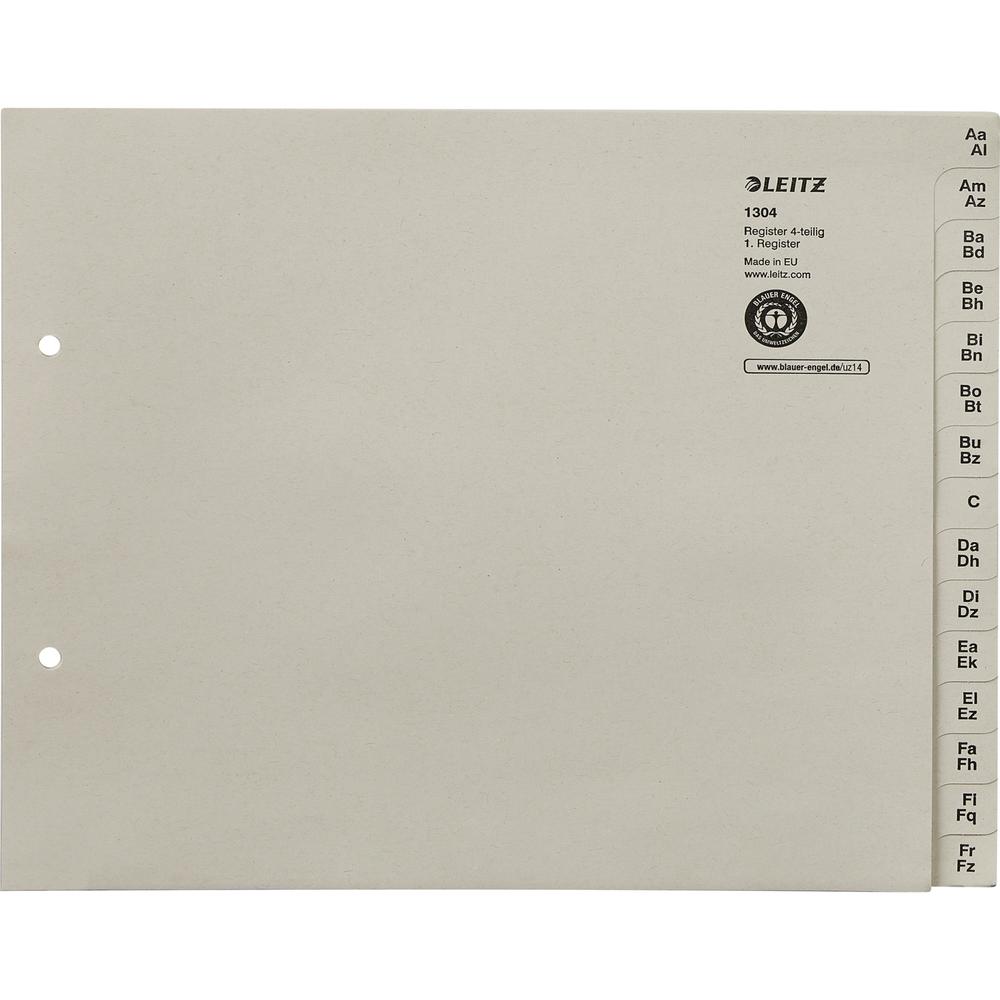 Leitz Registerserie 13040085 DIN A4 A-Z für