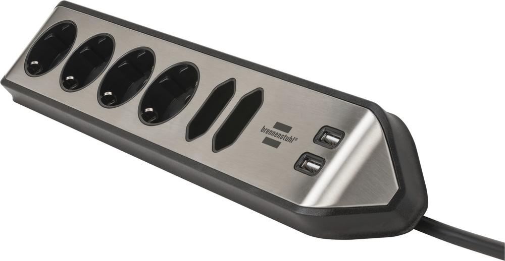 brennenstuhl®estilo hoekcontactdoos 6-voudig