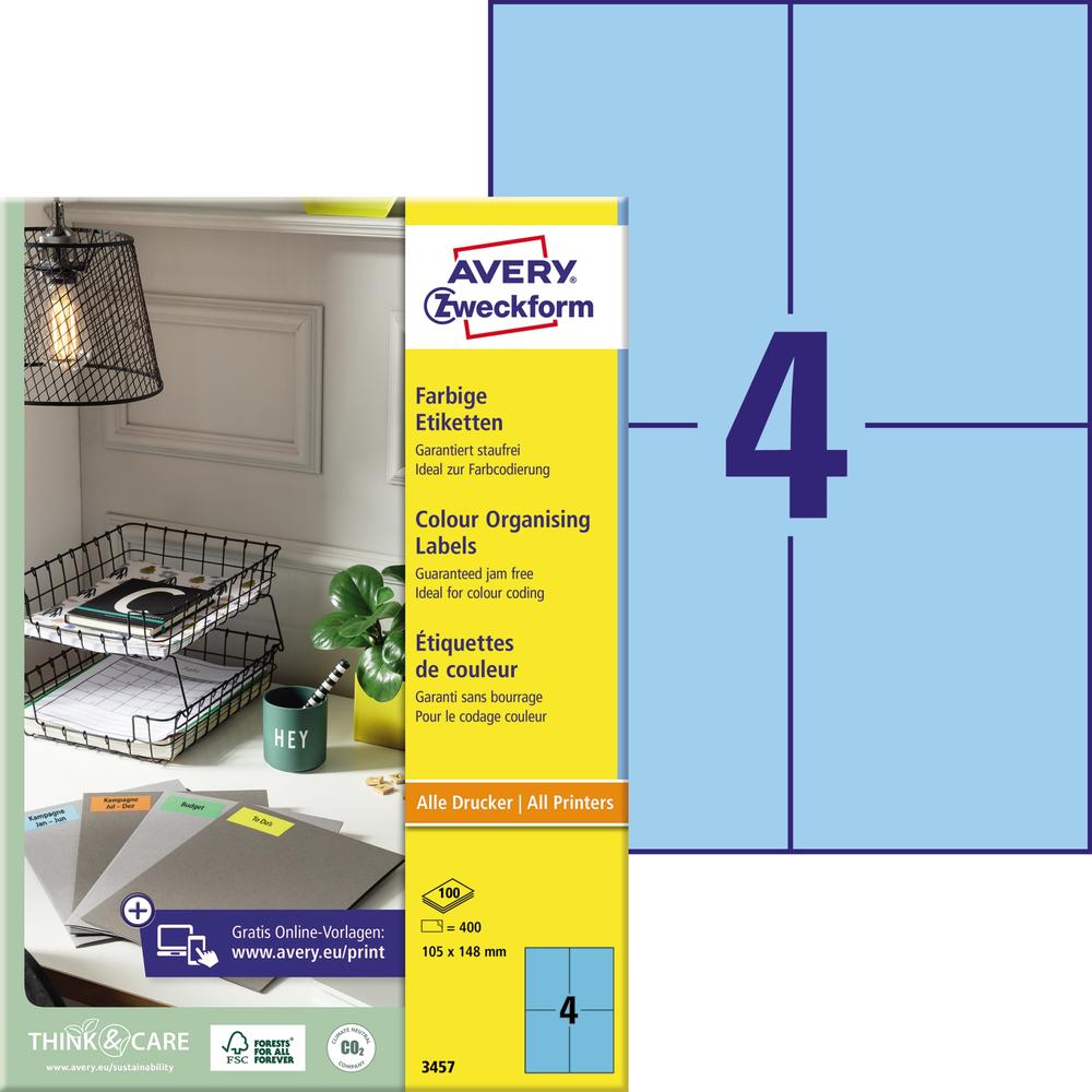 Avery Zweckform Universaletikett 3457 105x148mm