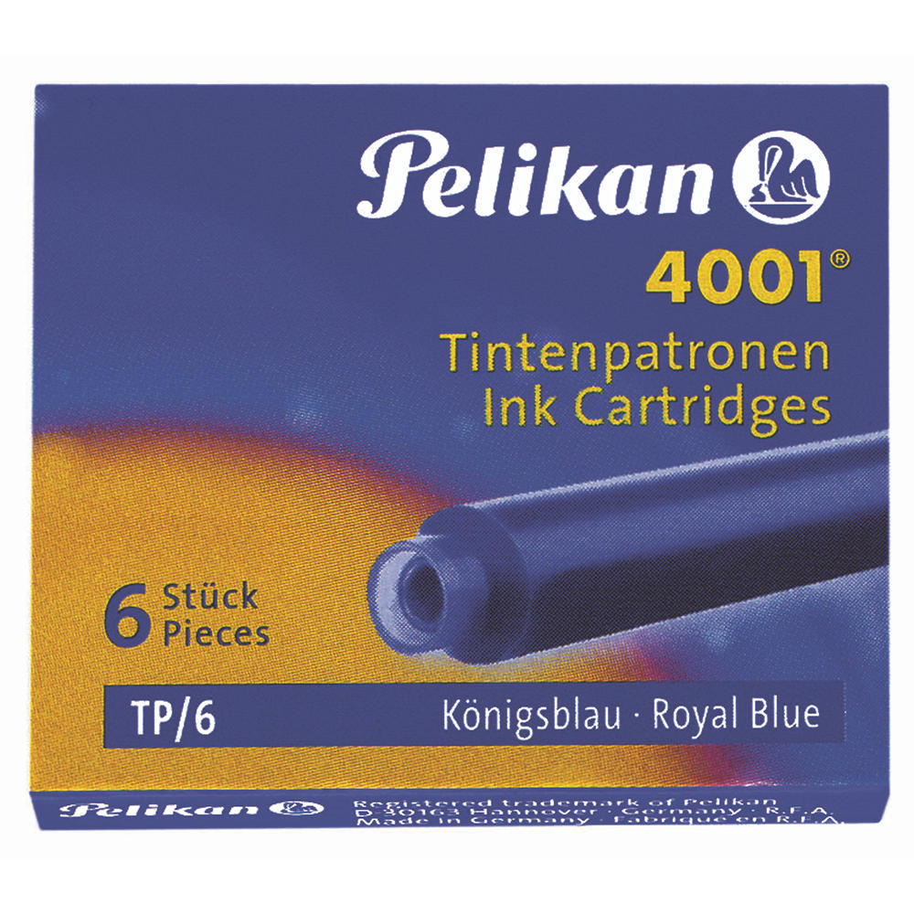 Pelikan Tintenpatrone 4001 TP/6 301184 blauschwarz