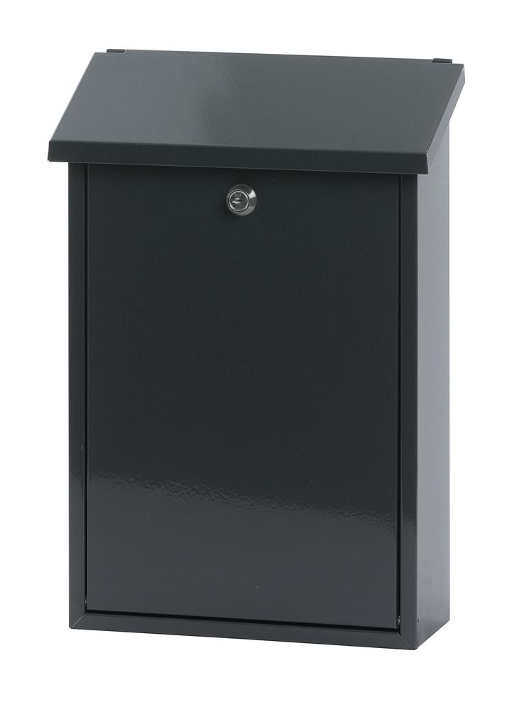 Standard Wandbriefkasten Bremen | Anthrazitgrau RAL 7016 | Stahl
