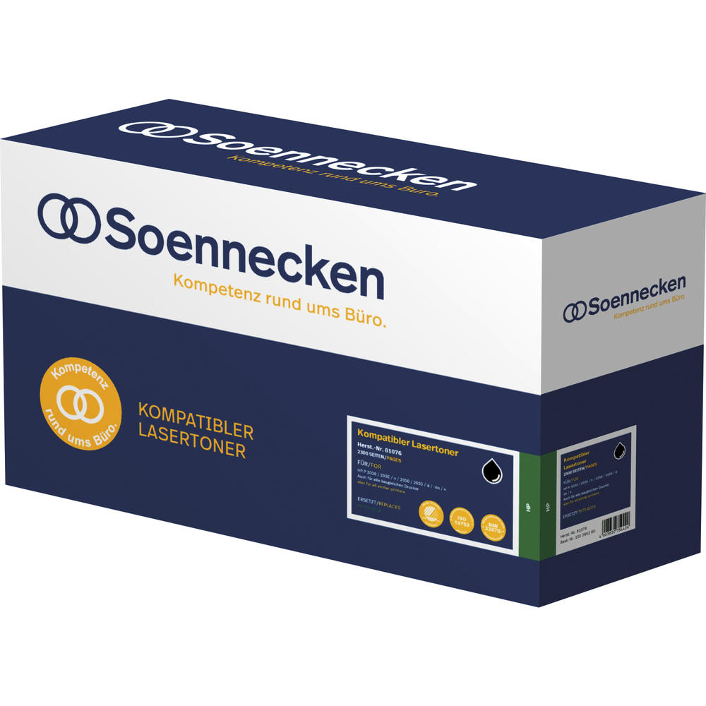 Soennecken Toner 81076 wie HP CE505A 05A schwarz