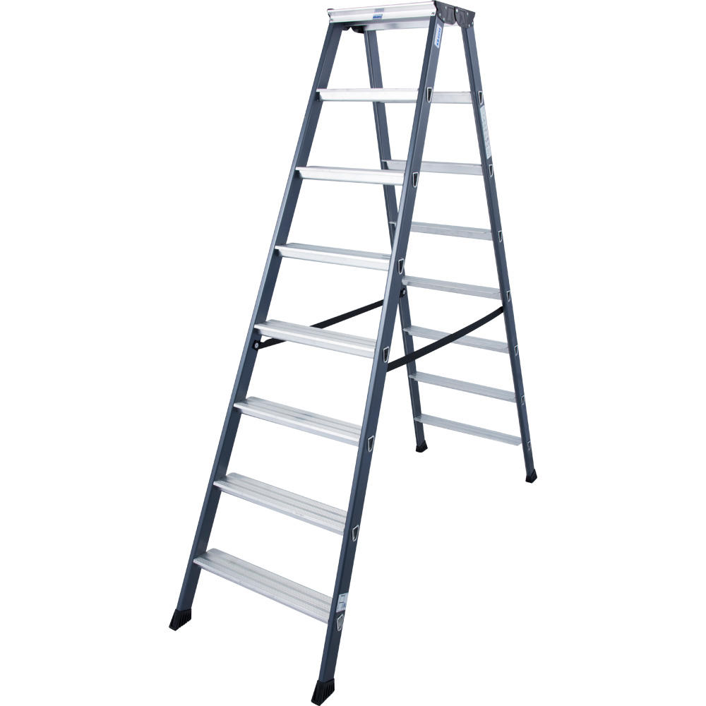 Stufen-Doppelleitereloxiert, 2x8 Stufen | 3270