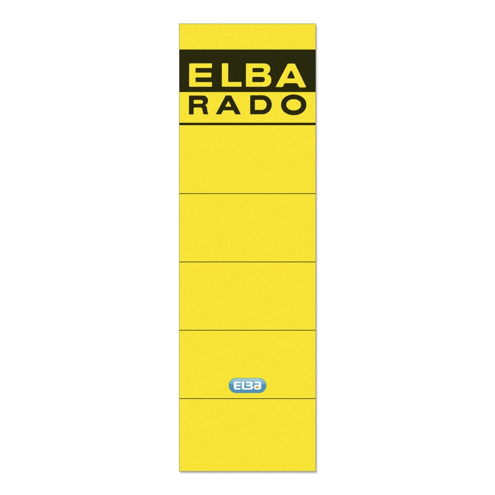 ELBA Ordneretikett 100420949 breit/kurz sk gelb 10