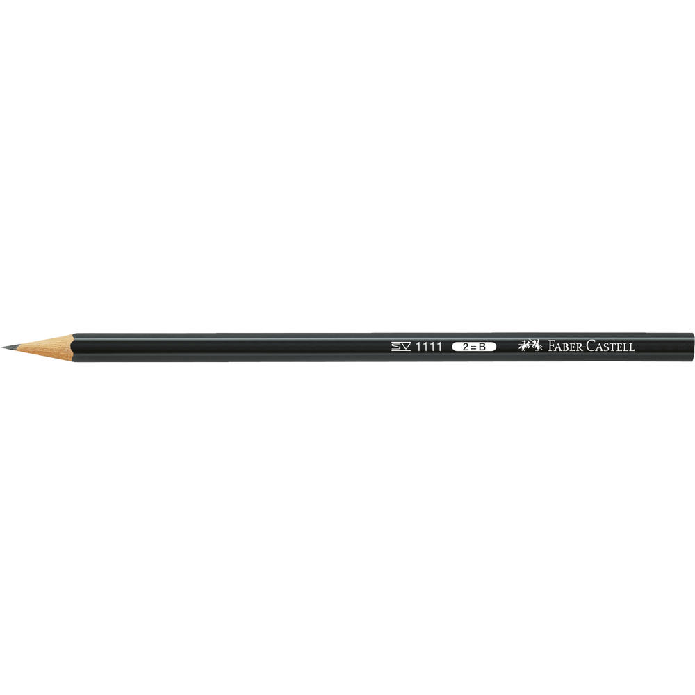 Faber-Castell Bleistift 111102 Sechseckform 2B