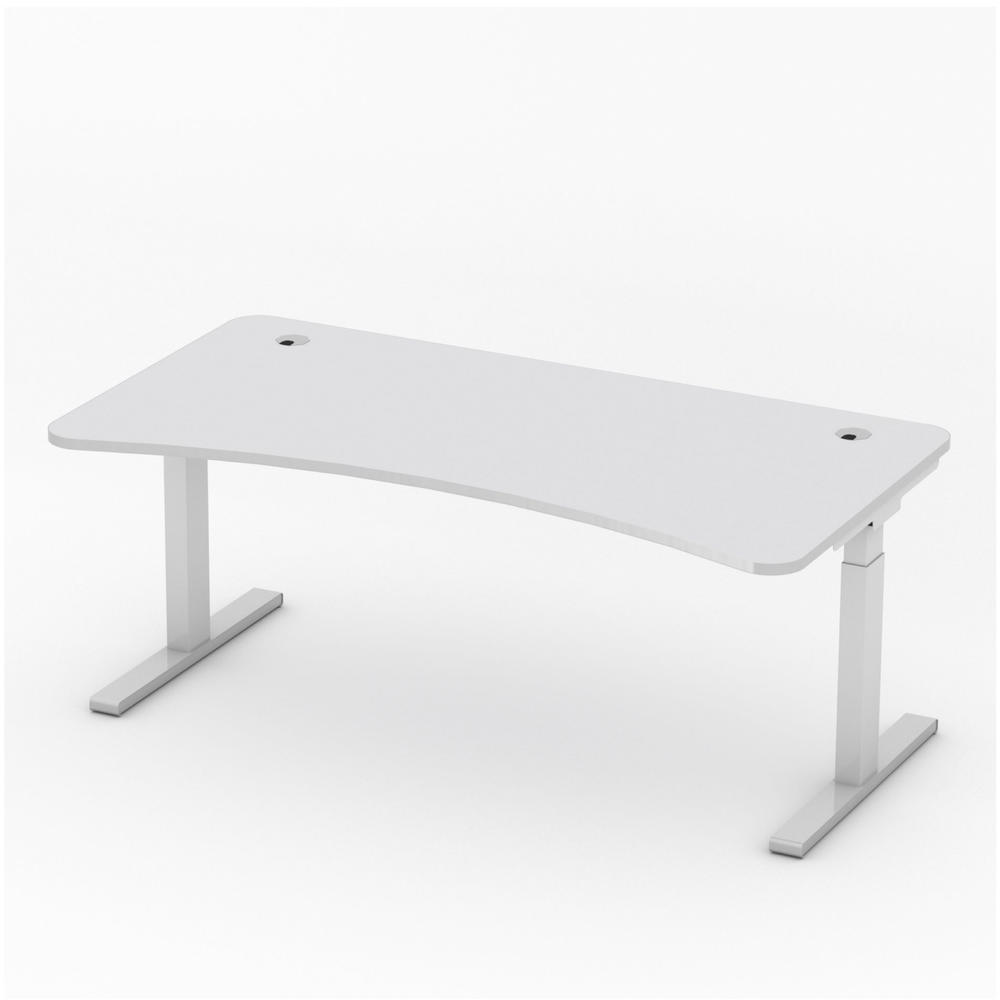 Schreibtisch Cockpitform iMODUL | Lichtgrau | 2000 | Cockpit