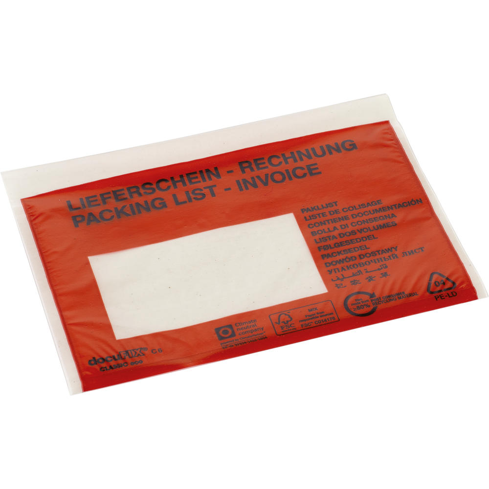 docuFIX Dokumententasche Lief/Re 2FVDO335211PCR sk