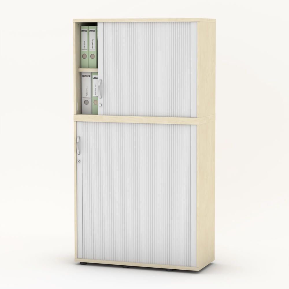 Rollladen-Aufsatzschrank iMODUL | Ahorndekor | 1000