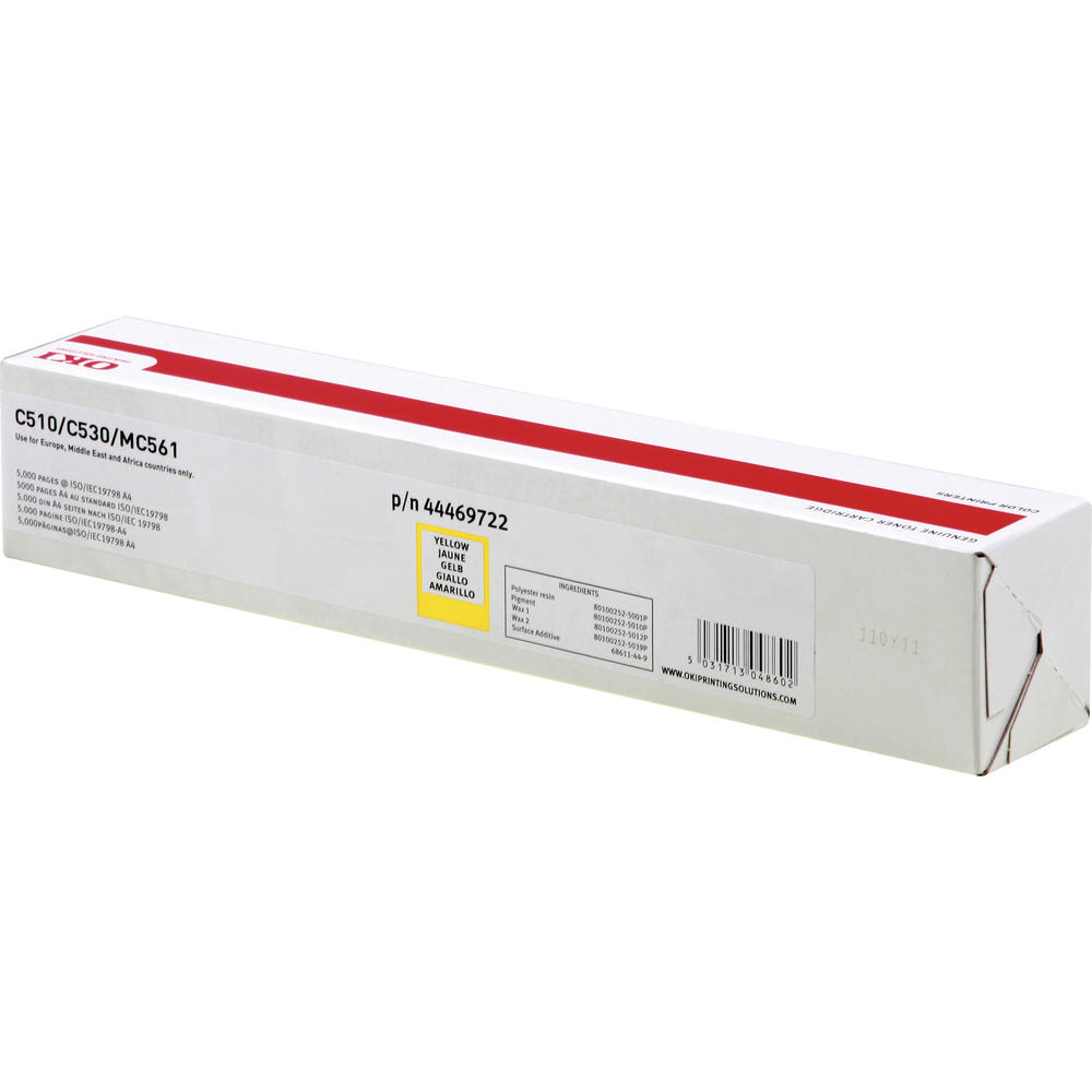 OKI Toner 44469722 5.000Seiten gelb