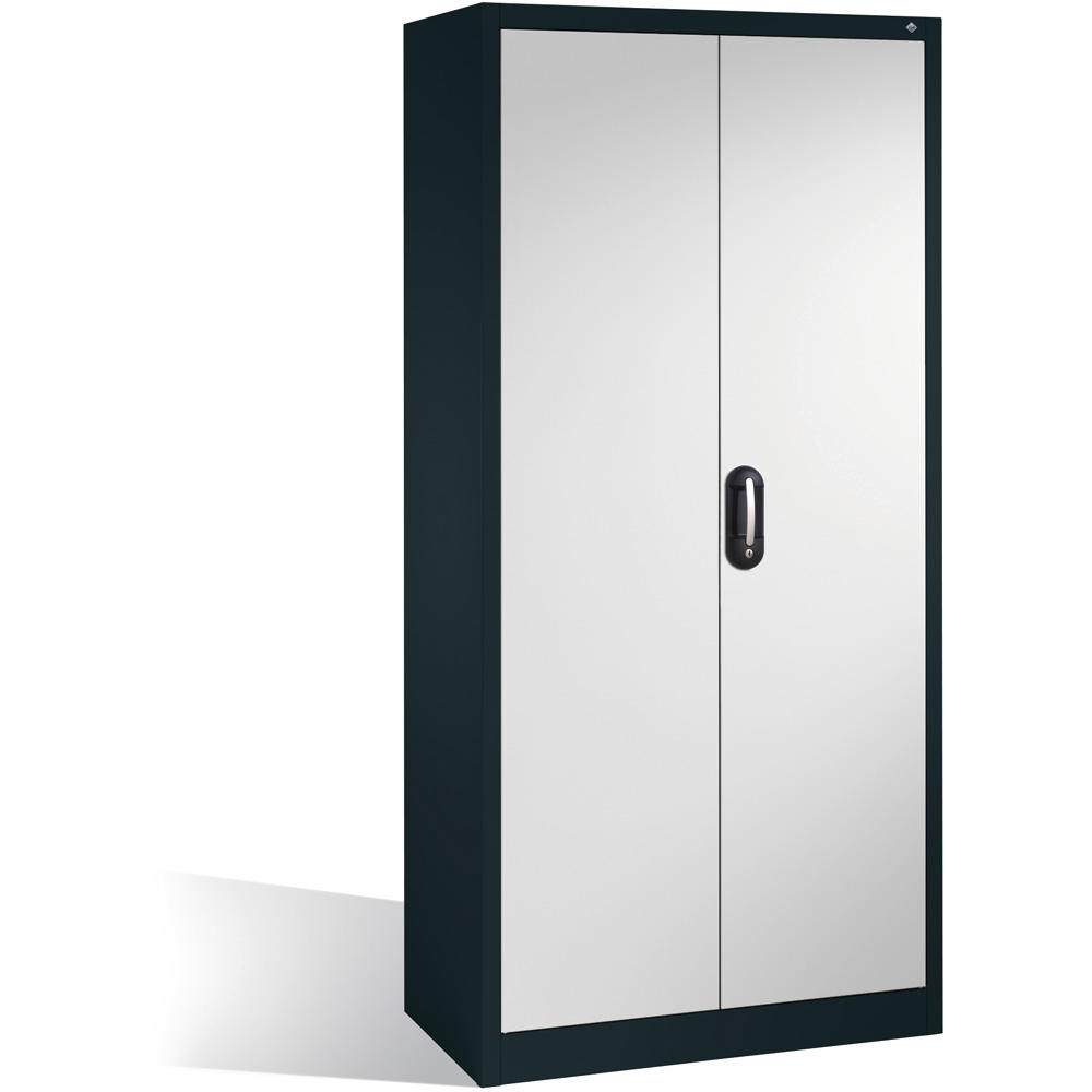 Flügeltüren-Stahlschrank ERGO LOCK 4 | Lichtgrau RAL 7035 | 930 | 400