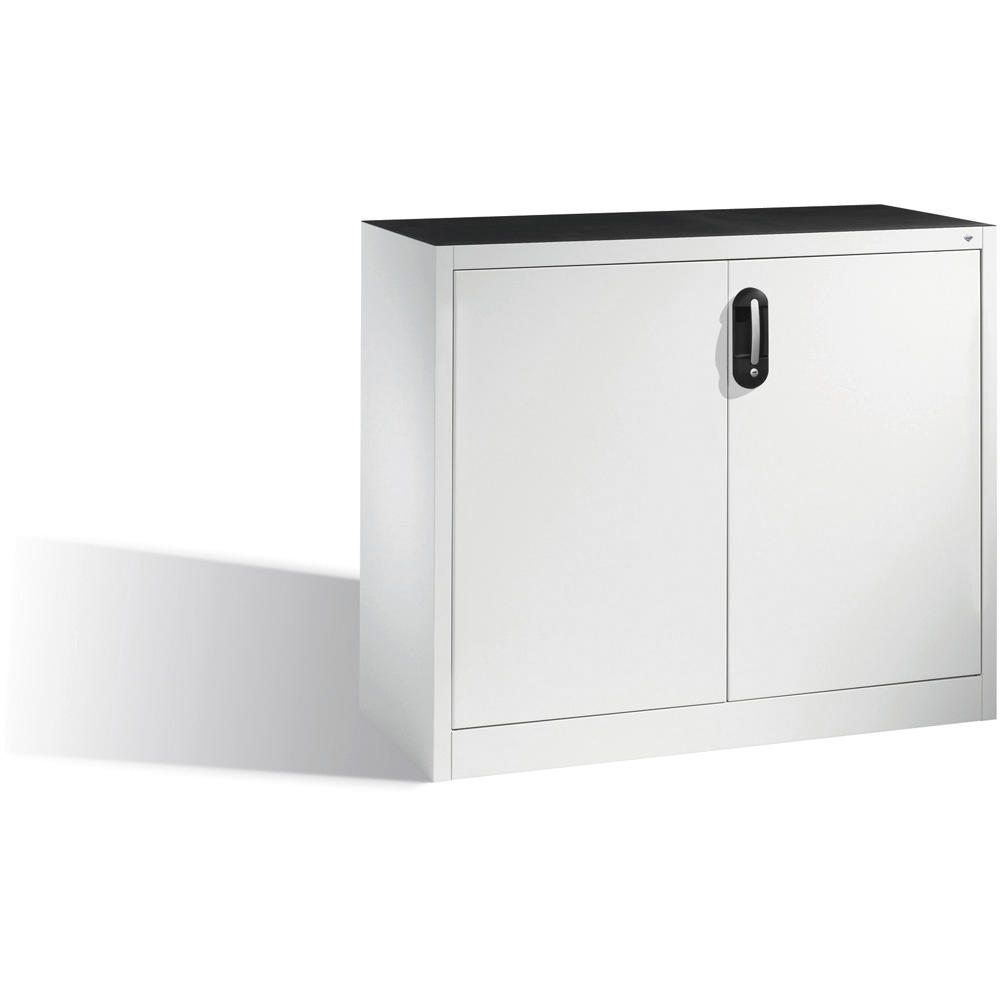 Flügeltüren-Beistellschränke SYSTEM ERGO-LOCK | Lichtgrau RAL 7035 | 1200 | 500 | 110