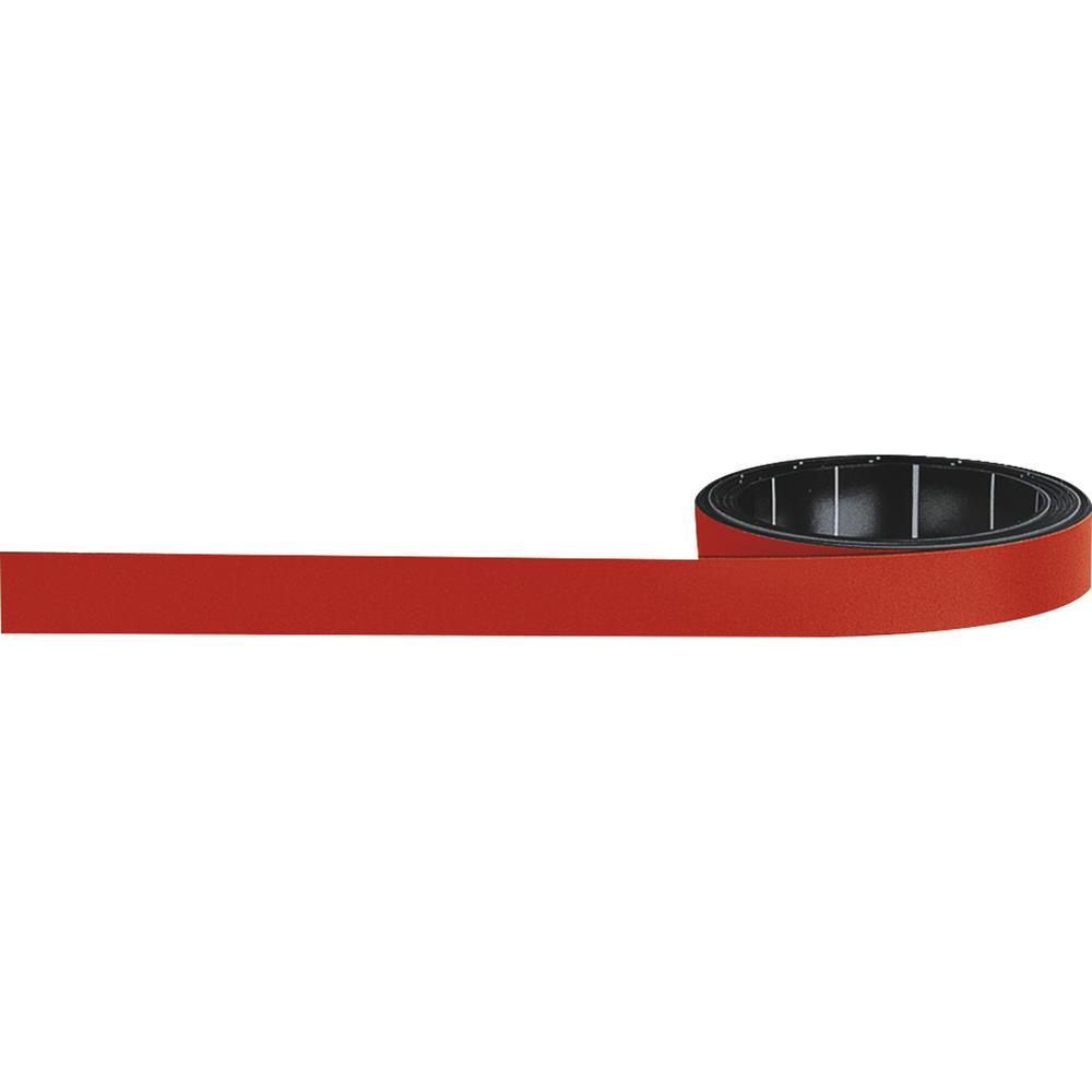 magnetoplan Magnetband 1261006 1mx10mm rot