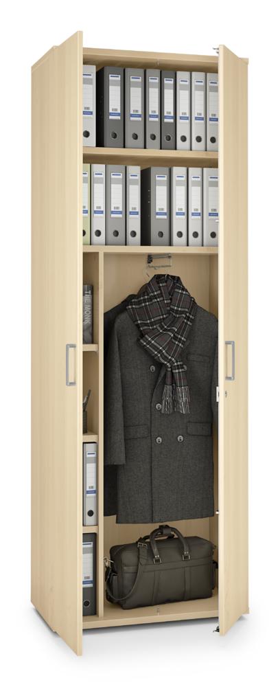 Garderobenschrank MULTI MODUL-PRO | Ahorndekor | 800 | 2250 mm (6 OH)