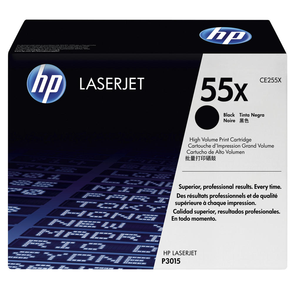 HP Toner CE255X 55X 12.500Seiten schwarz