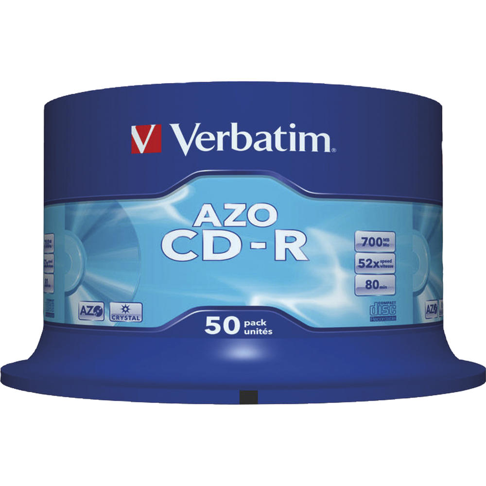 Verbatim CD-R 43343 52x 700MB 80Min. Spindel 50