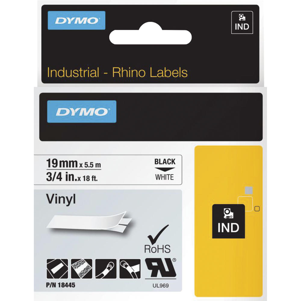 DYMO Schriftbandkassette Rhino ID1 18445 19mmx5,5m