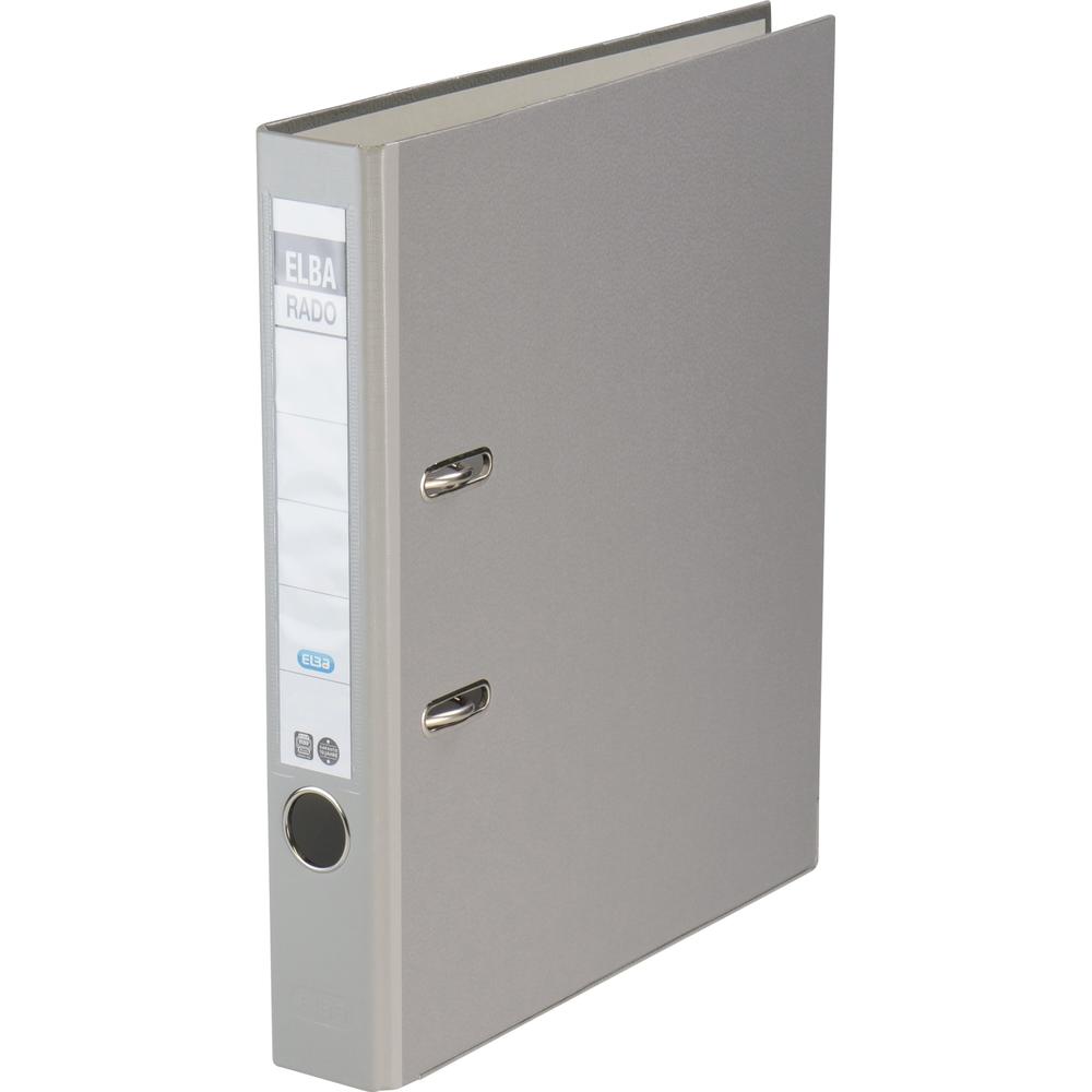 ELBA Ordner Rado brillant 100022608 schmal grau