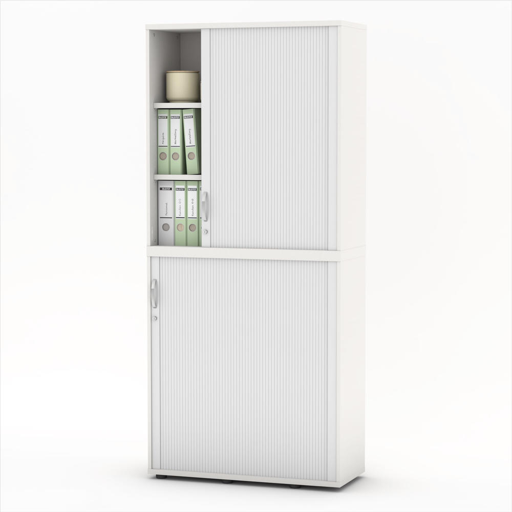 Rollladen-Aufsatzschrank iMODUL | Weiß | 1000