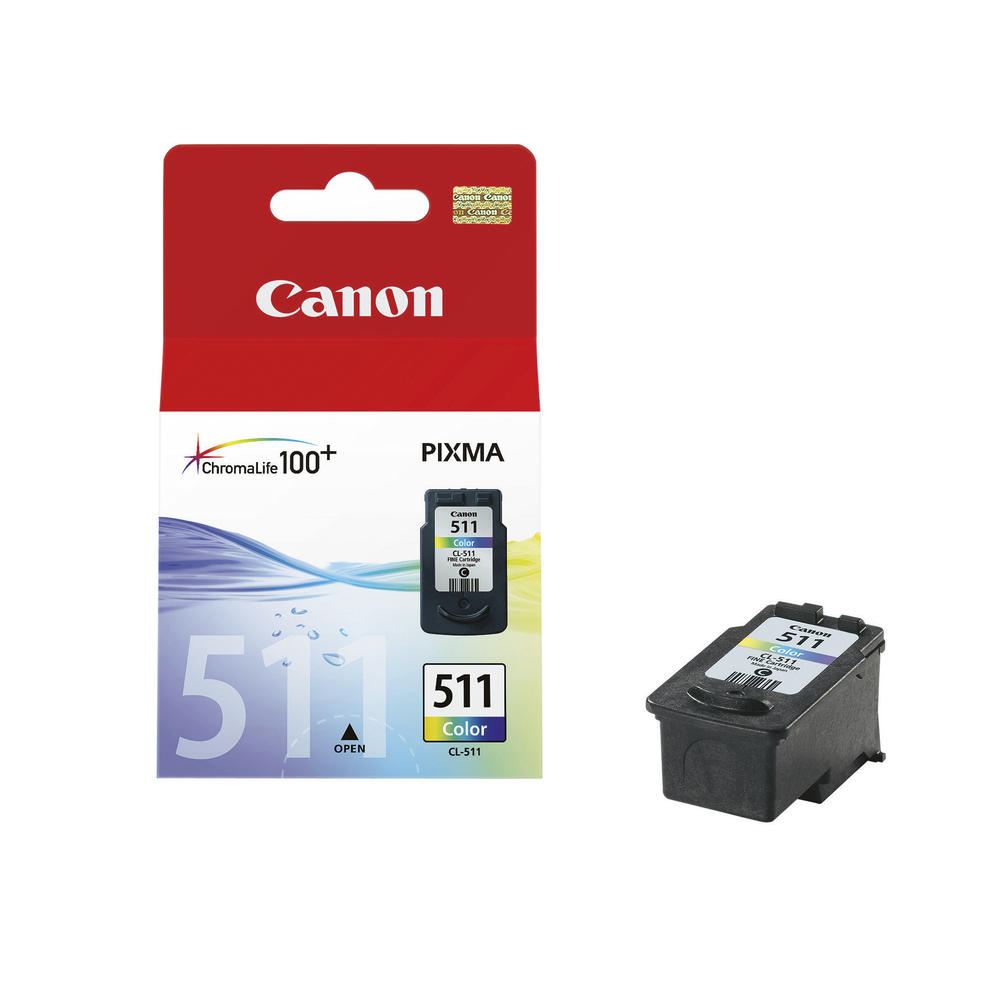 Canon Tintenpatrone 2972B001 CL-511 244Seiten 9ml
