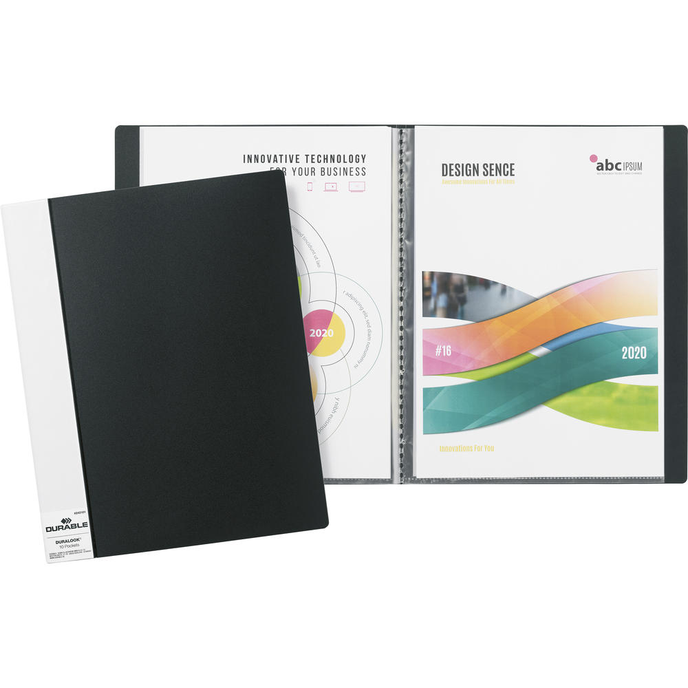 DURABLE Sichtbuch DURALOOK 242101 DIN A4 9mm