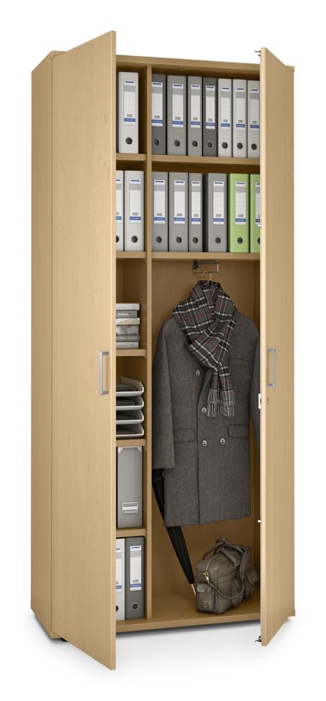 Garderobenschrank MULTI MODUL-PRO | Buchedekor | 1000 | 2250 mm (6 OH)