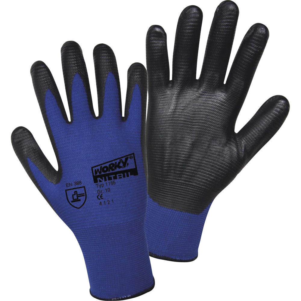 WORKY Handschuh SUPER GRIP 1165-10 Nylon/Nitril