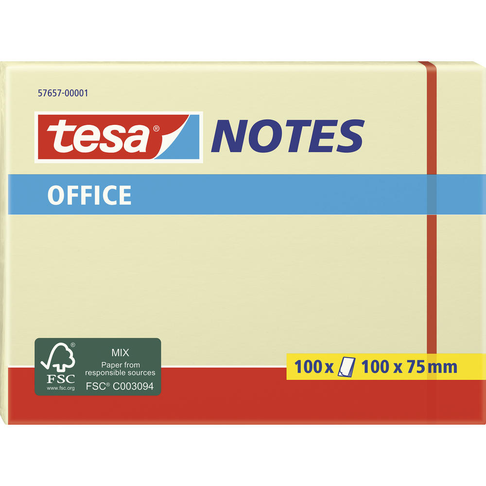 tesa Haftnotiz Office Notes 57657-00001 100x75mm