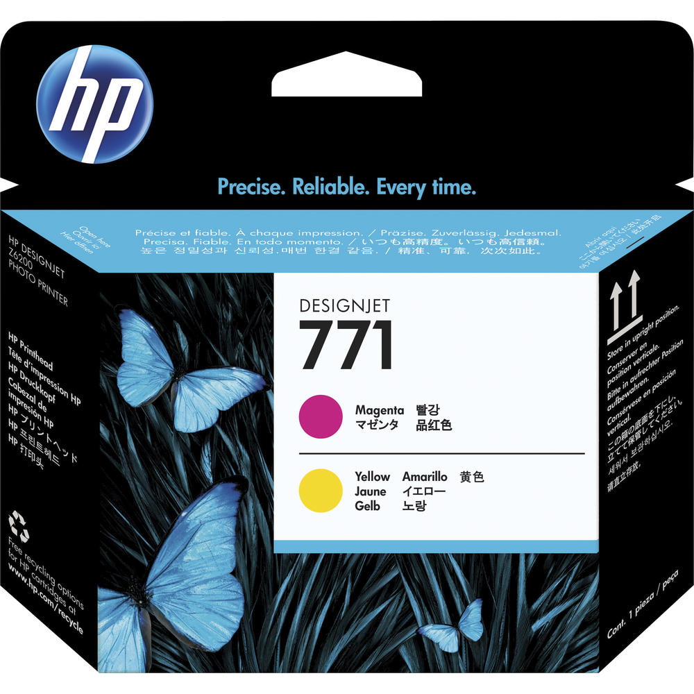 HP Druckopf CE018A 771 magenta/gelb