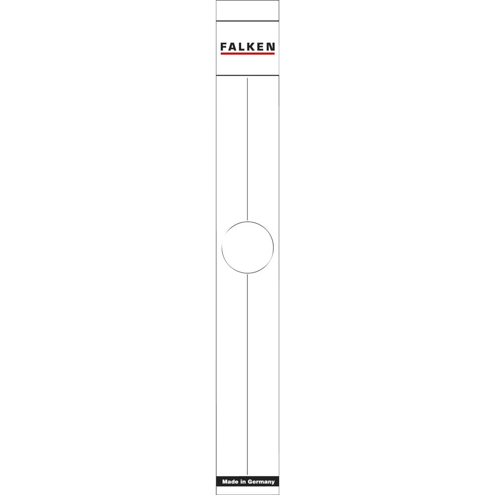Falken Ordnerrückenschild 11287075 50mm weiß 10