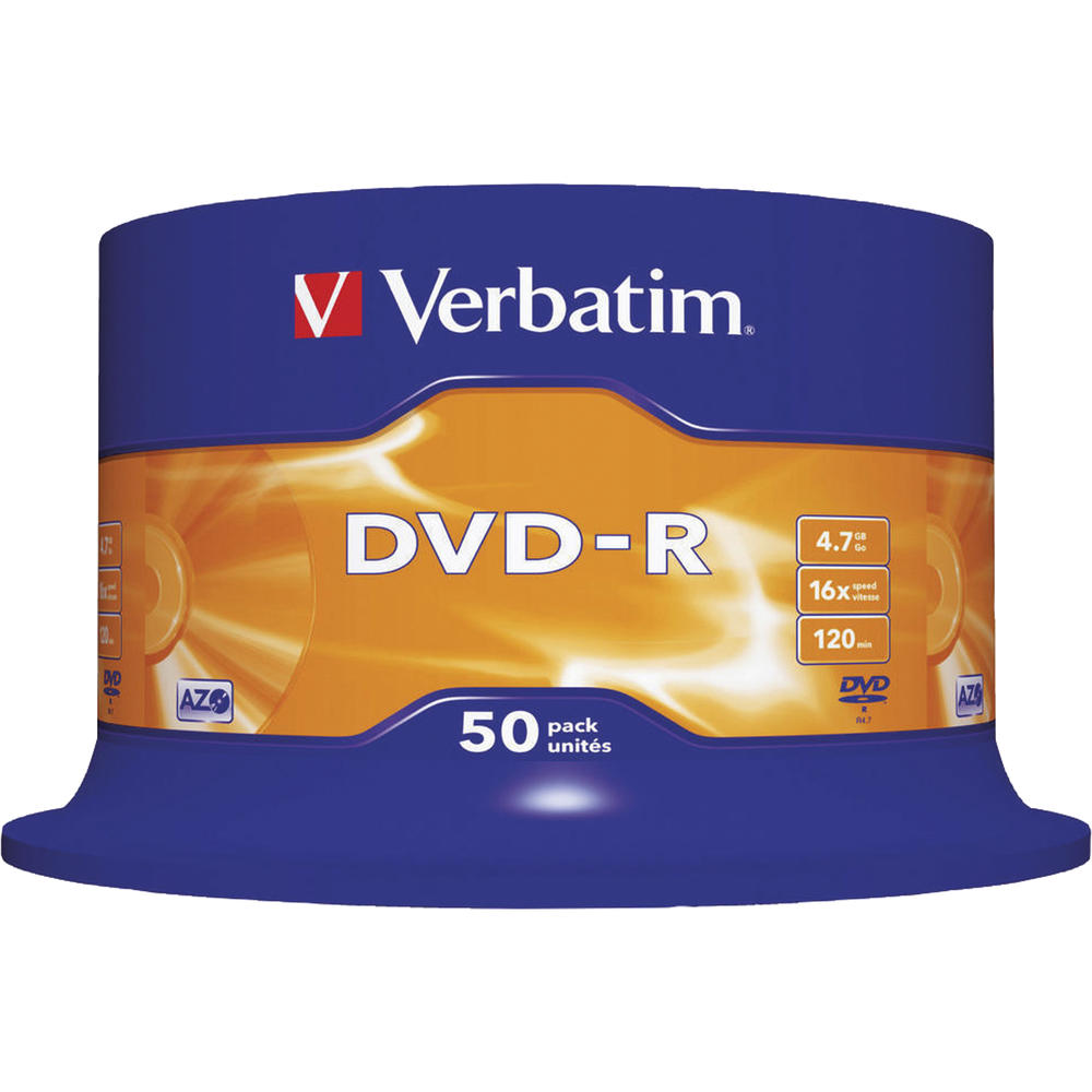 Verbatim DVD-R 43548 16x 4,7GB 120Min. Spindel 50