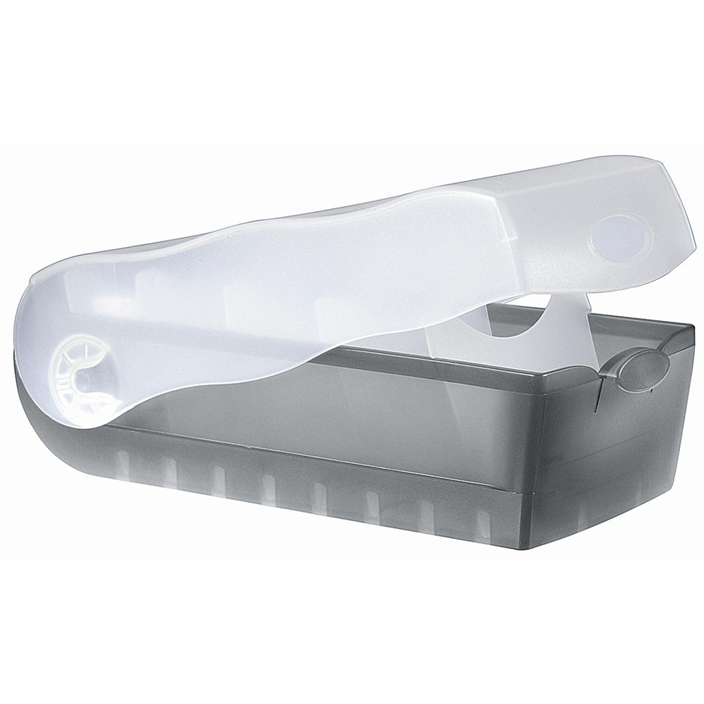 HAN Karteikasten CROCO 997-693 DIN A7 PP grau