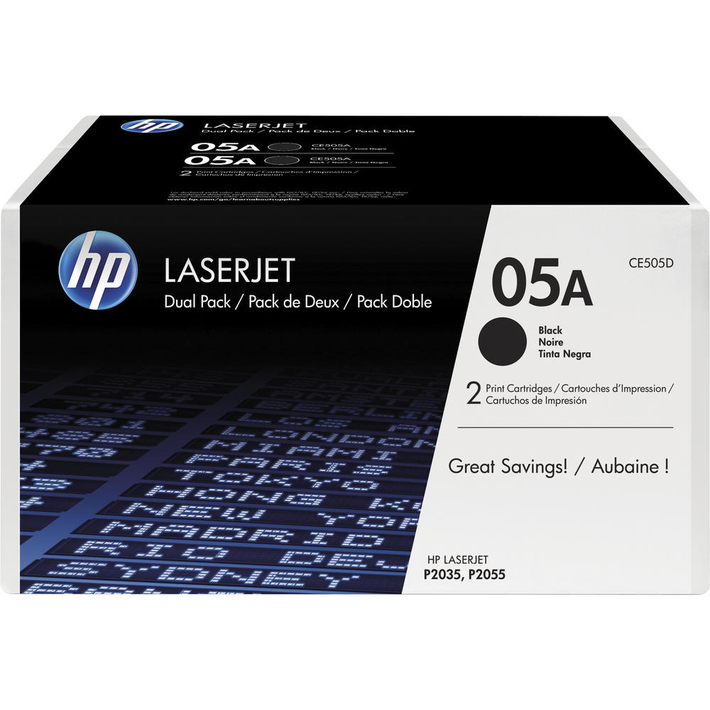 HP Toner CE505D 05A 2.300Seiten schwarz 2