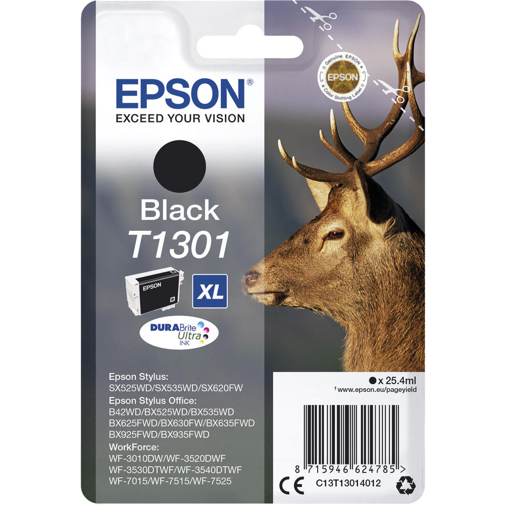 Epson Tintenpatrone C13T13014012 T1301 25,9ml